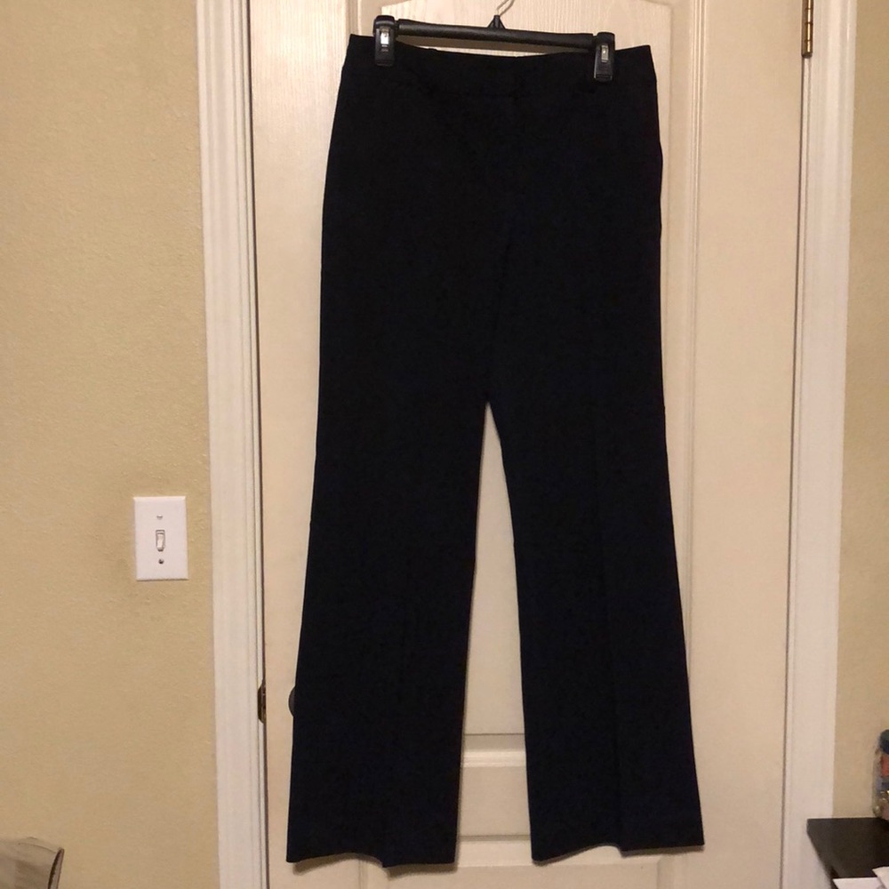 Liz Claiborne Navy Bootcut Trouser Pant
